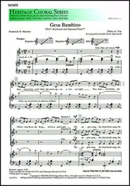 Gesu Bambino SSA choral sheet music cover Thumbnail